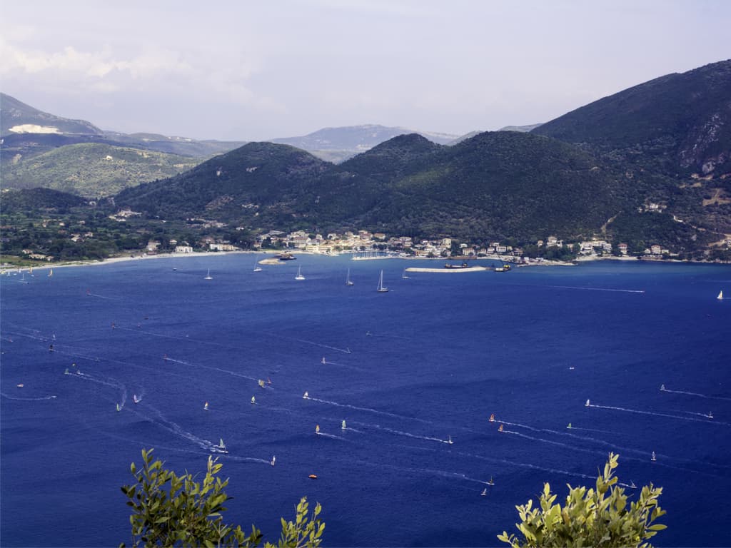 Windsurfing at Vassiliki